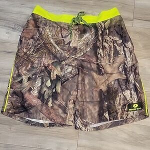 Mossy Oak Mens Camo Drawstring Mesh Lined Swim Trunks‎ XL